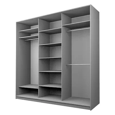 картинка Шкаф-купе 3-х дверный МАКС с пленкой Oracal Шоколад от магазина КУПИ КУПЕ